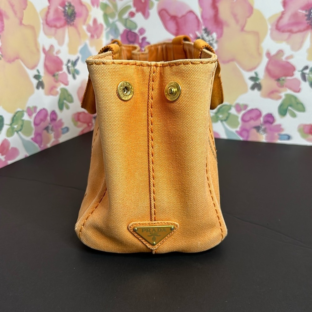 💯Authentic Prada Canapa Tote PM Sized🍀 - Picture 10 of 17